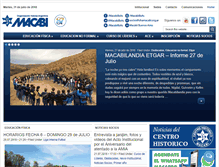 Tablet Screenshot of macabi.com.ar