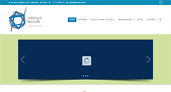 Desktop Screenshot of macabi.com.br